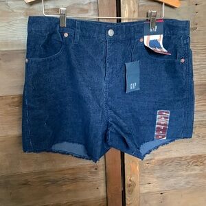 Women’s GAP Jean Shorts, size 14 cutoff bottoms NWT